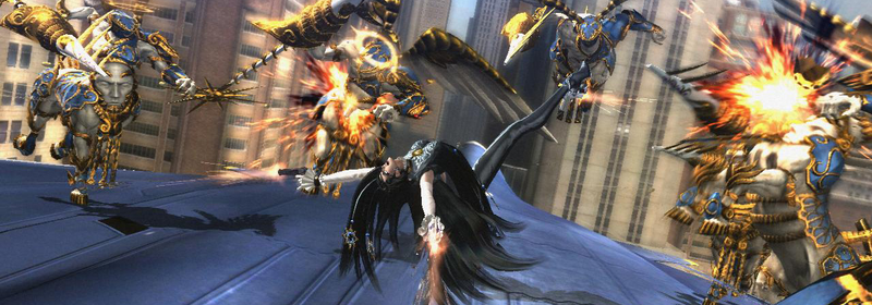Illustration for article titled Bayonetta 2 welcomes players with something-for-everyone surrealism